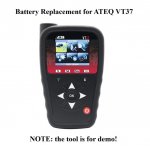 Battery Replacement for ATEQ VT37 TPMS Diagnostic Tool